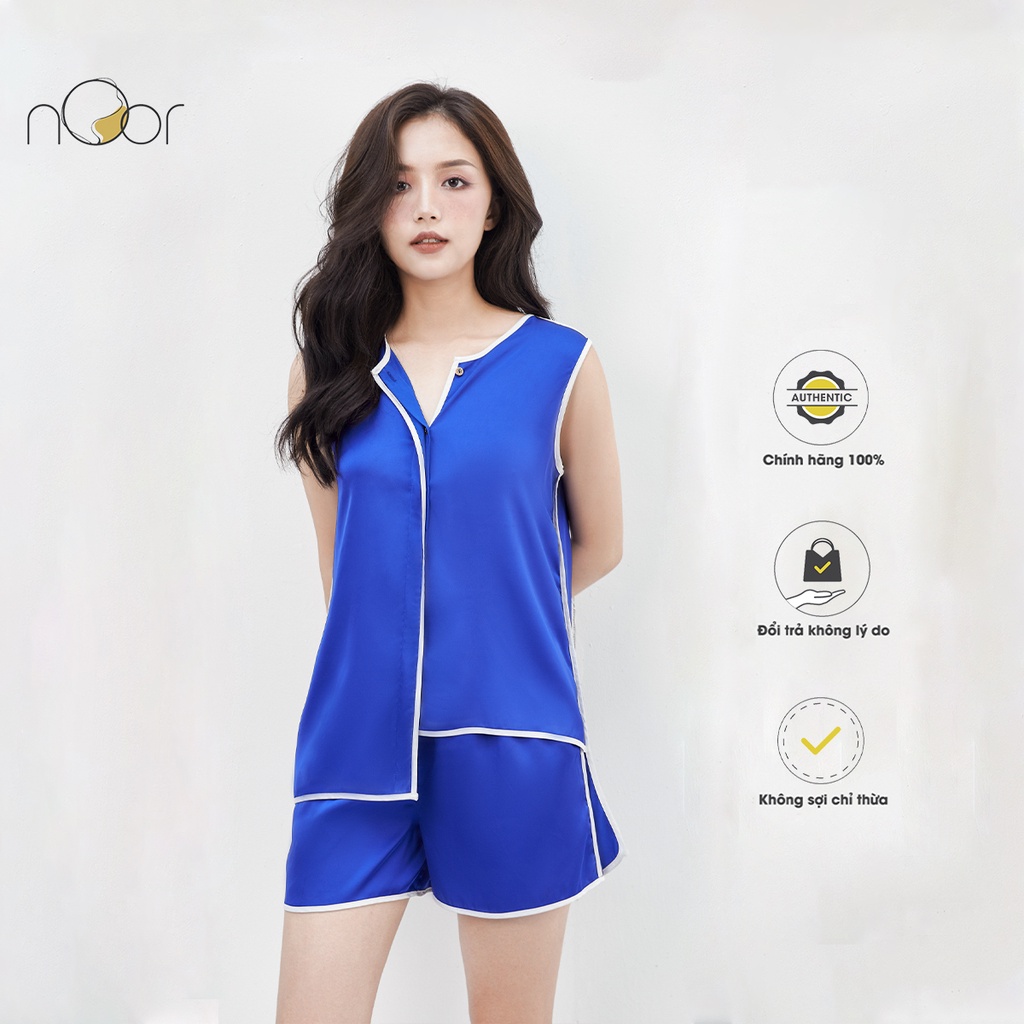 Bộ Đồ Ngủ Nữ Sát Nách - Đồ Ngủ Mặc Nhà Cao Cấp - Chất Lụa Nhật Mềm Mịn, Thoáng Mát - Segovia NBN506 | BigBuy360 - bigbuy360.vn