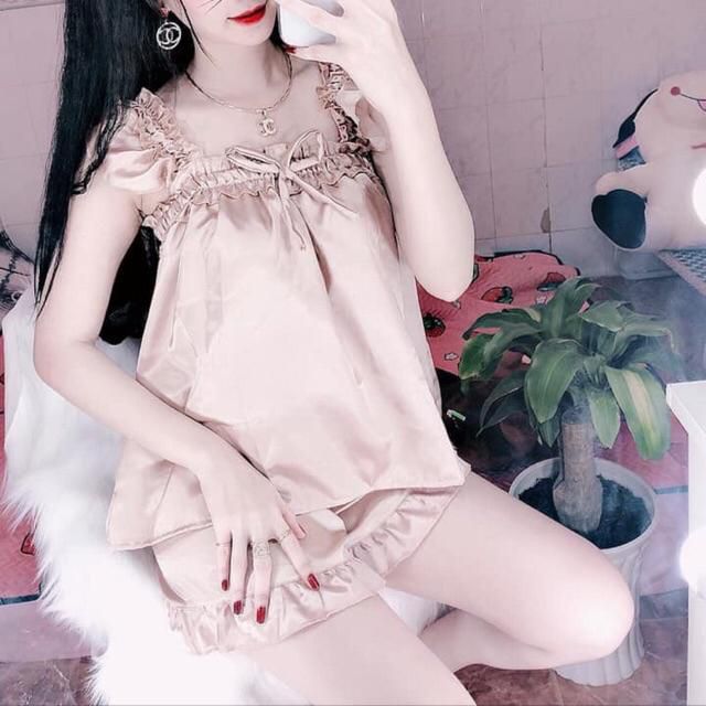 Bộ lụa tuyết nhung cánh tiên