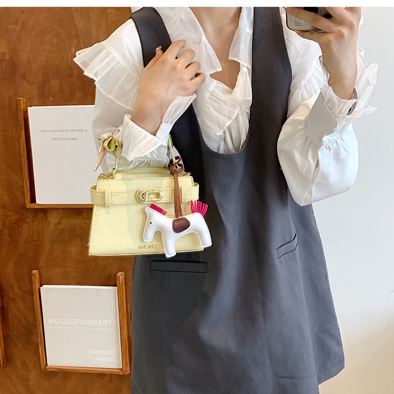 Túi đeo chéo IELGY họa tiết da cá sấu thời trang chất lượng cao cho nữ