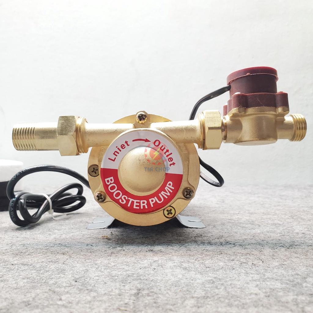 Máy bơm tăng áp cho máy giặt, dàn máy bình nước nóng lạnh, tưới cây vòi nước gia đình 100W 150W Rờ le tự ngắt Dây đồng