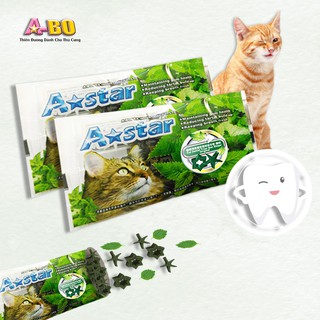 Xương gặm sạch răng cho mèo A-Star 15g Vị bạc hà
