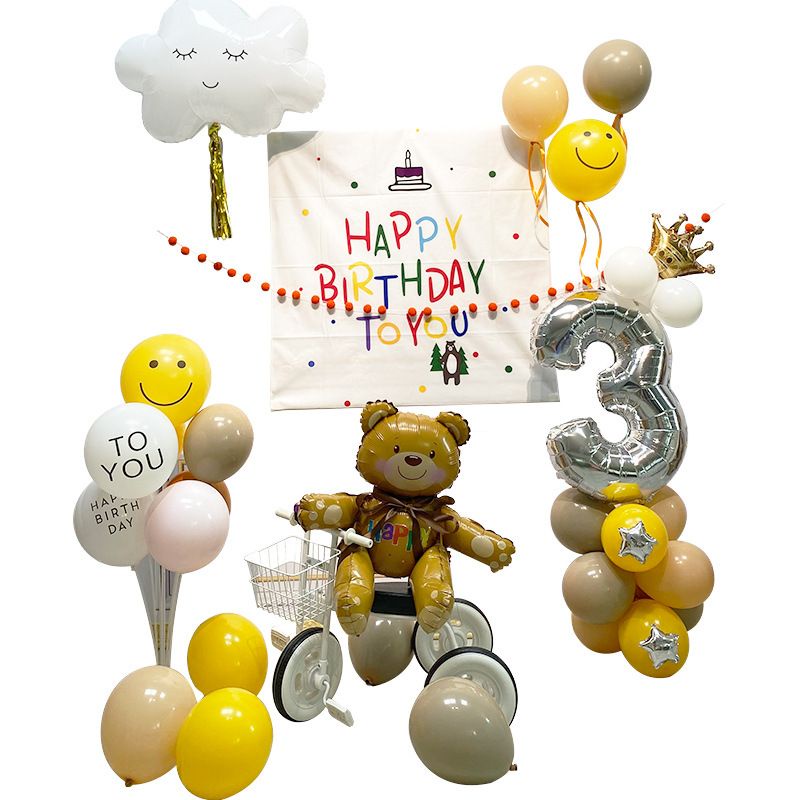 SET BÓNG TRANG TRÍ SINH NHẬT MẪU PHONG CÁCH Hàn QUỐC