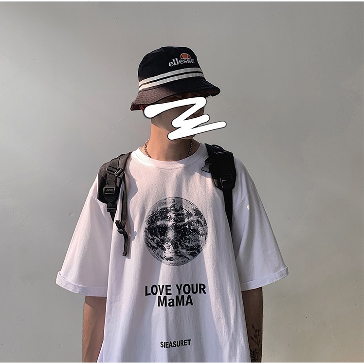 Áo thun nam form rộng in hình trái đất, áo phông tay lỡ Yinxx Unisex ATL41 | BigBuy360 - bigbuy360.vn