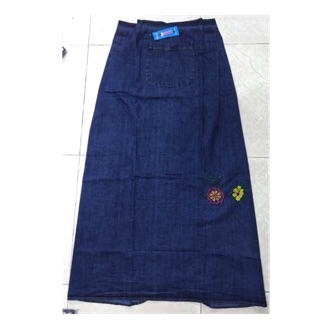 Váy chống nắng jean thêu