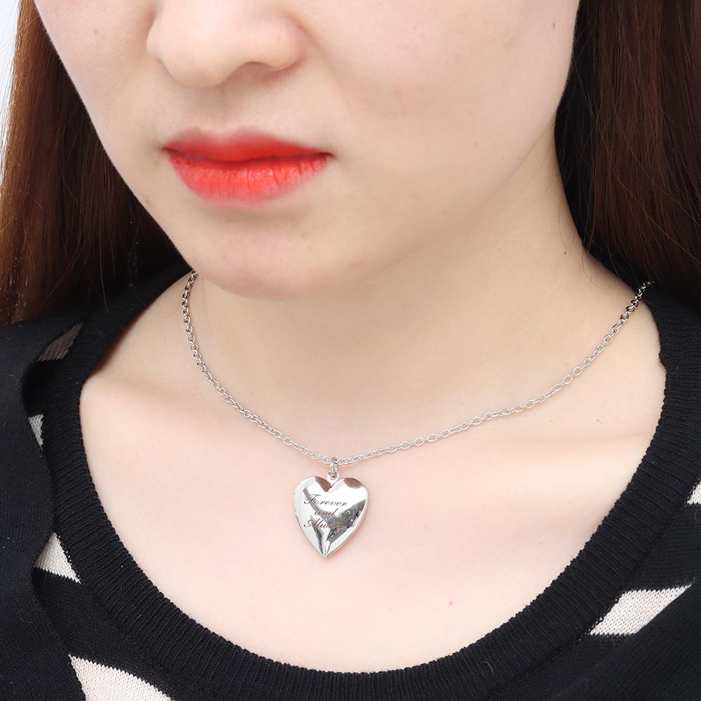 Vòng cổ Mặt Khắc Chữ Forever in my Heart Friend Forever and Always Thời Trang