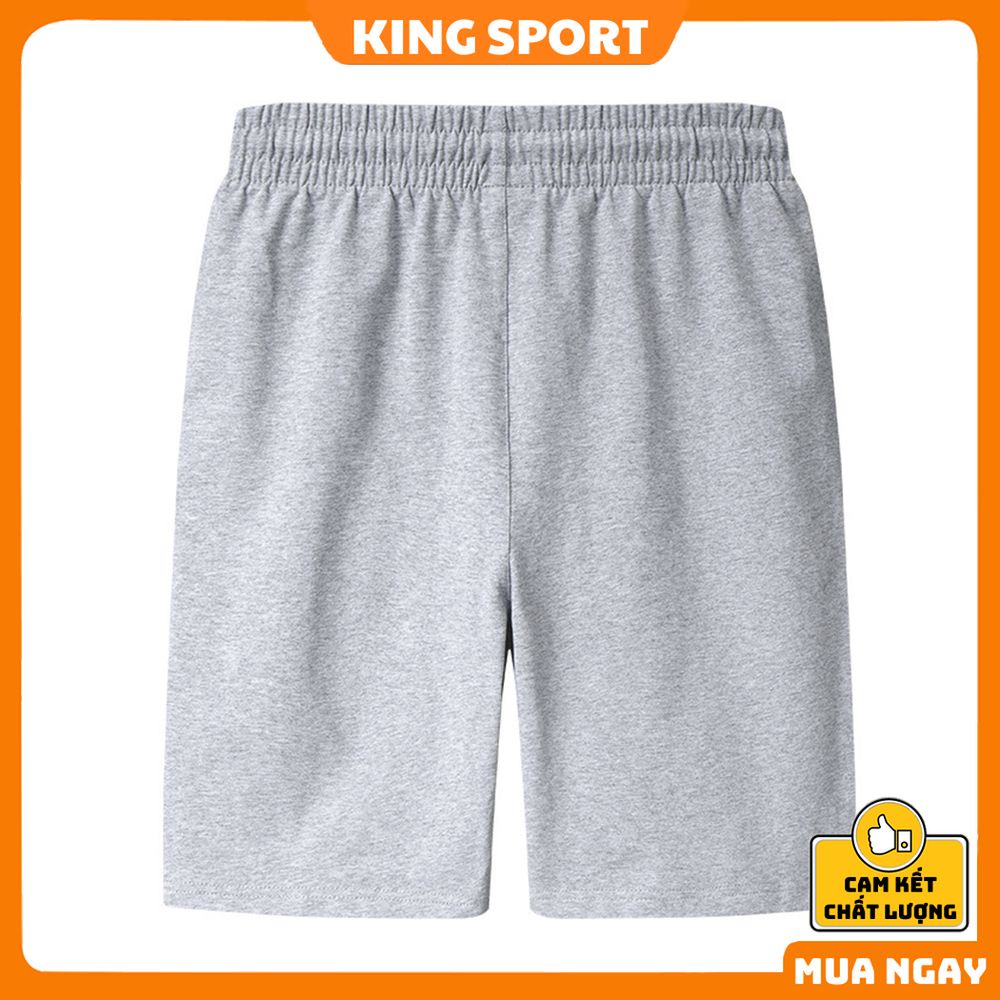 Quần short nam đùi thể thao mềm mịn ống rộng unisex thoáng mát KING SPORT Quần đùi nam mặc nhà dạo phố năng động