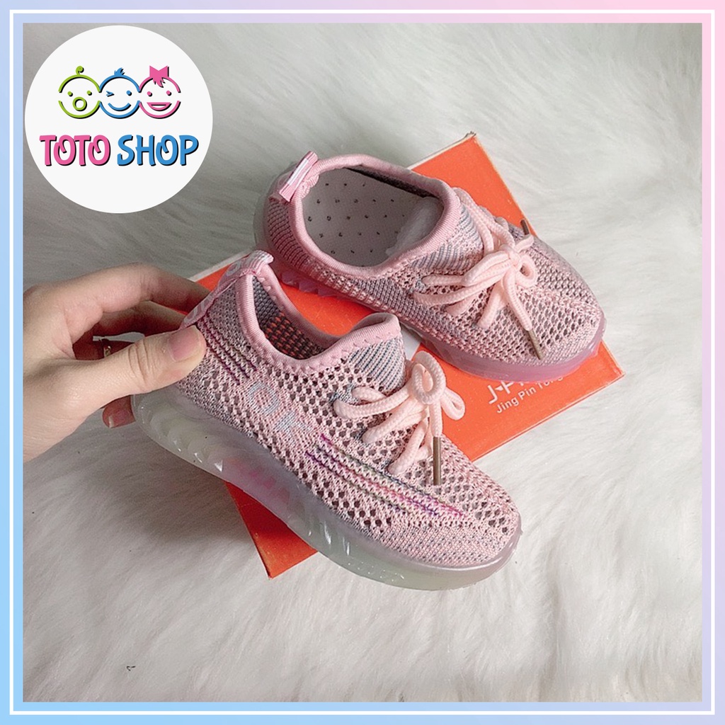 Giày thể thao giày lười có đèn cho bé 1 đến 3 tuổi hàng Quảng Châu fullbox cao cấp