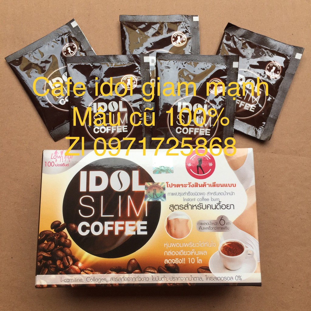 coffee idol slim [mâu cũ giảm manh 100%]