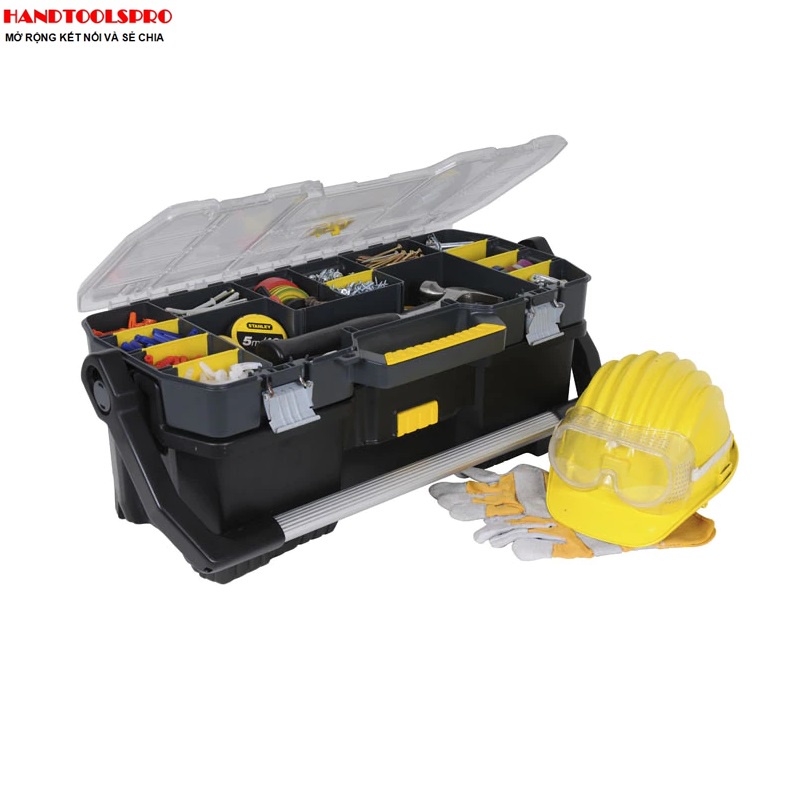 Thùng đồ nghề có khay đựng phụ kiện 67 x 32,3 x 25,1 cm Stanley 1-97-514