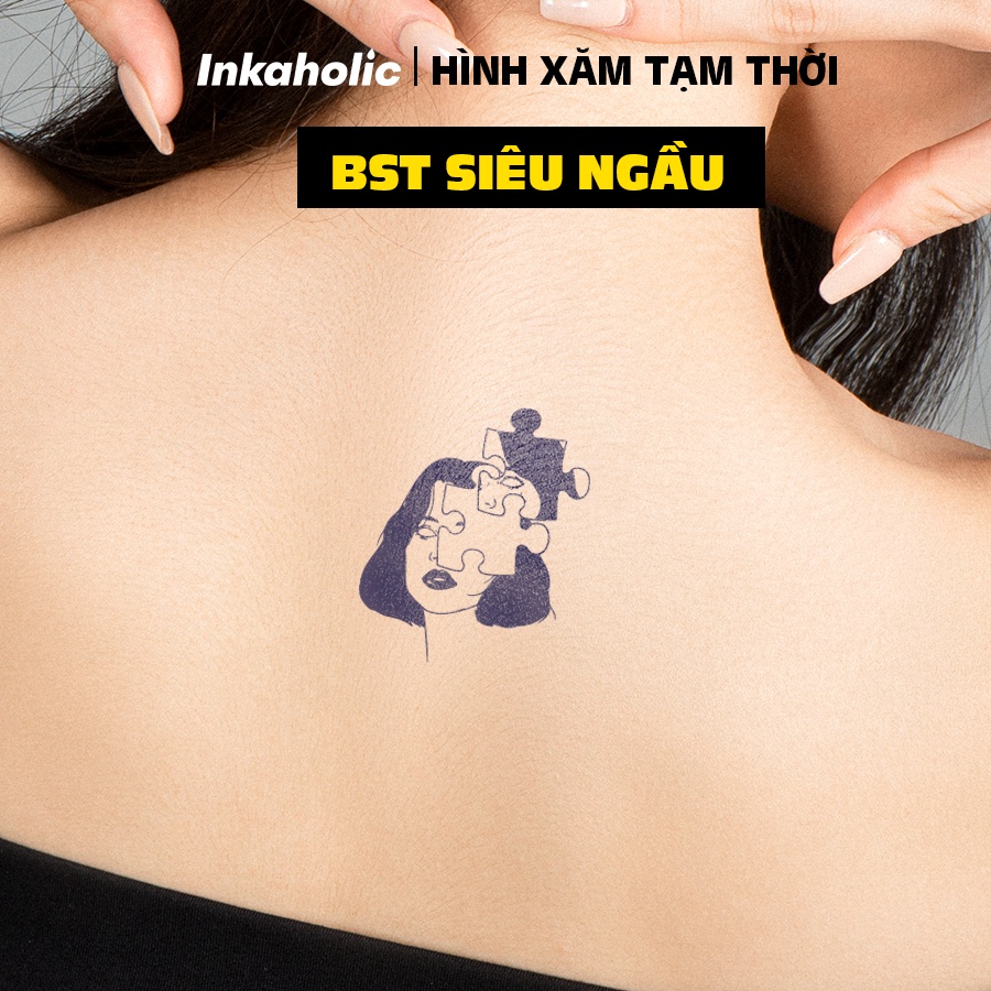 [Chủ đề Siêu Ngầu] Hình xăm dán tạm thời 15 ngày Inkaholic - xăm giả đẹp &amp; ngầu y xăm thật, 100% chống nước