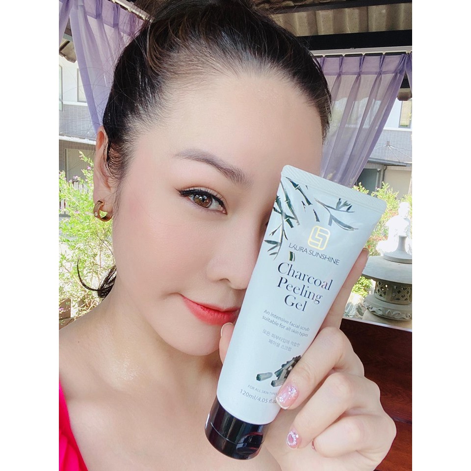 Tẩy tế bào chết từ than hoạt tính Nhật Kim Anh (dành cho mặt) - Laura sunshine charcoal peeling gel