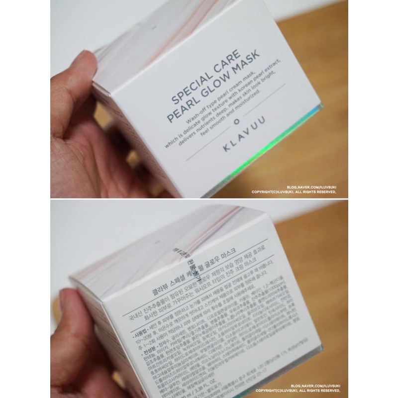 Mặt Nạ Bùn Khoáng Klavuu Special Care Pearl Glow Mask