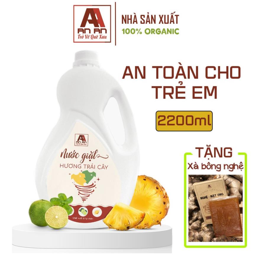 Nước Giặt Hữu Cơ Hương Trái Cây AN AN 2200ml