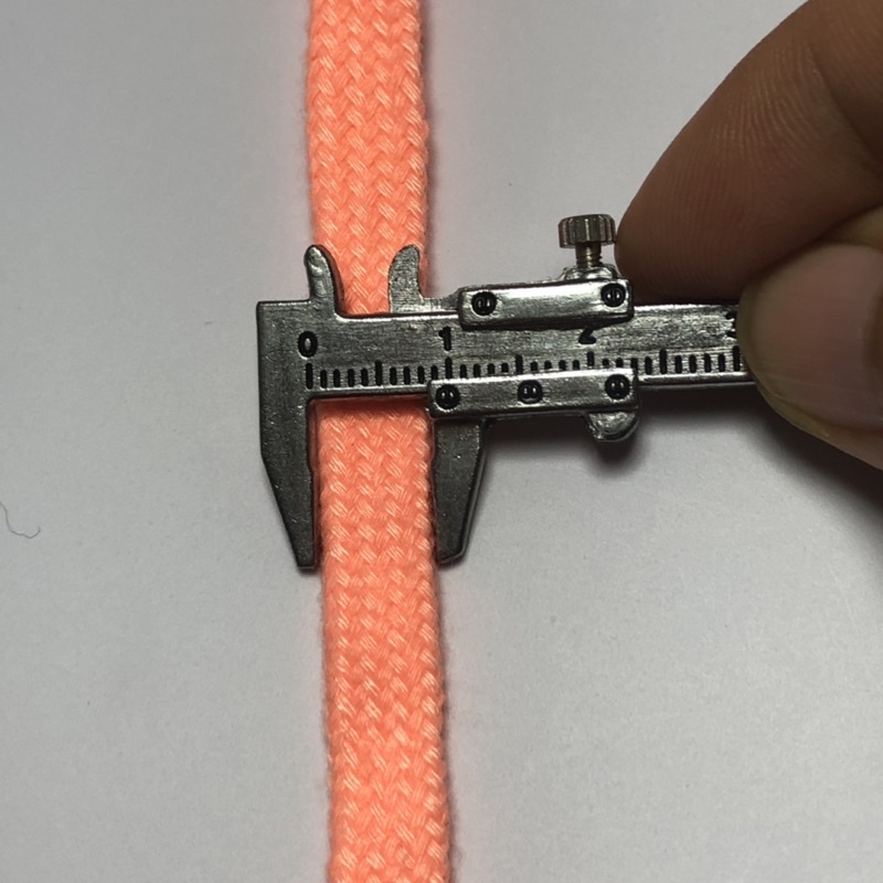 10 mét - Dây Cotton dẹp 8mm dệt ống mền êm tay dùng làm sp handmade, macrame, thời trang