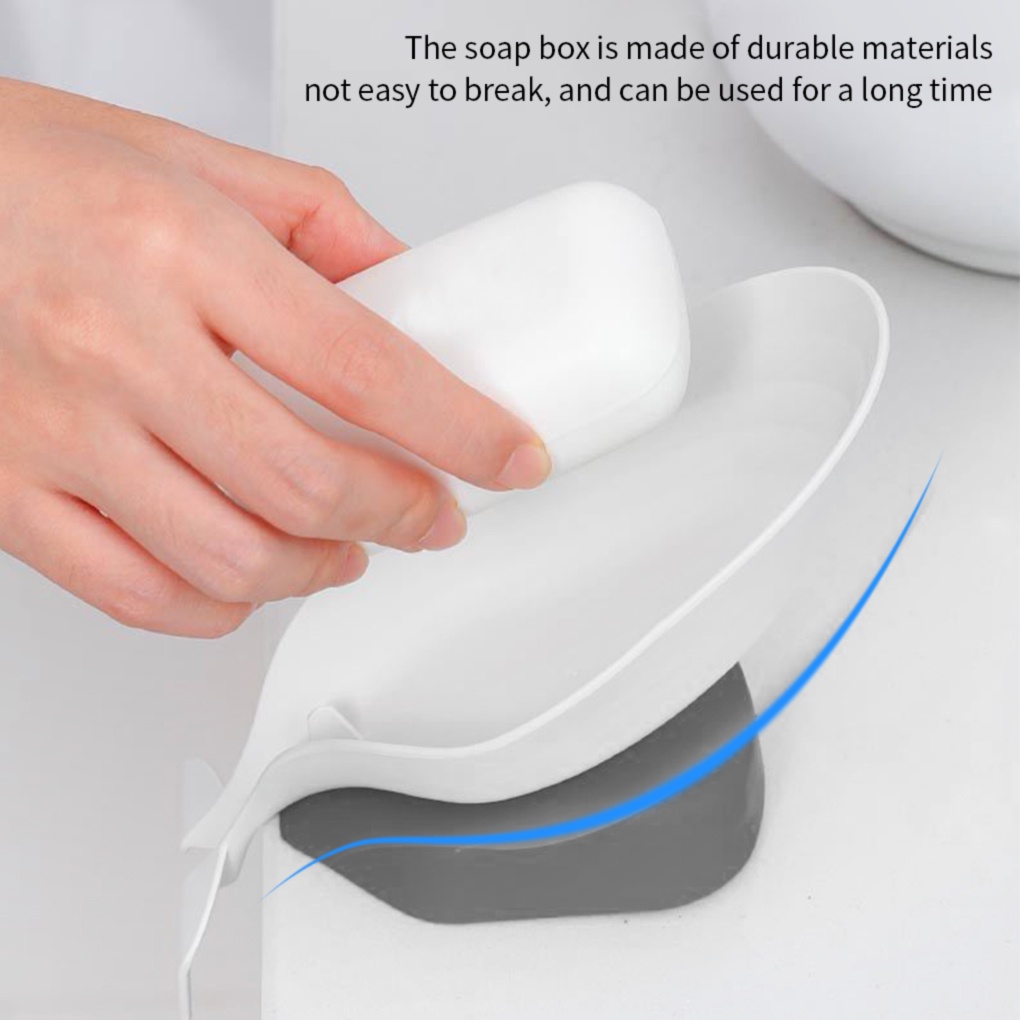 [CHOO] Sponge Dish Holder Plastic Draining Tray Suction Cup Rack for Bathroom Toilet Kitchen