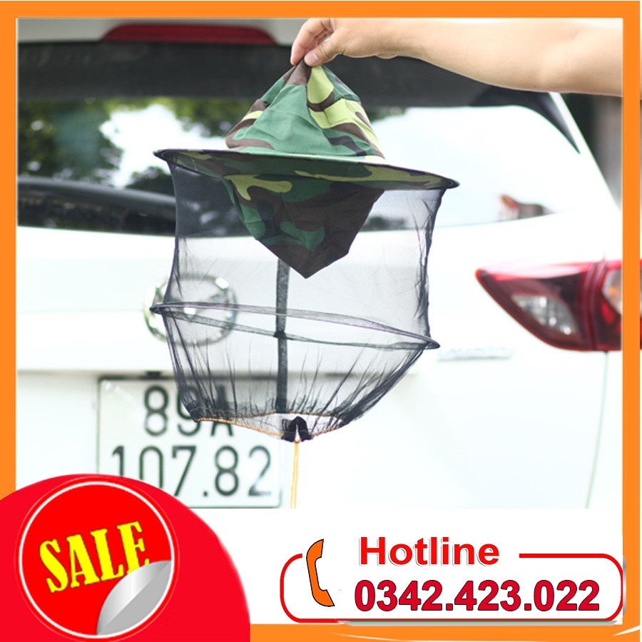 Mũ Nón Bảo Vệ Bắt Ong - Mũ Bắt Ong Có Lưới