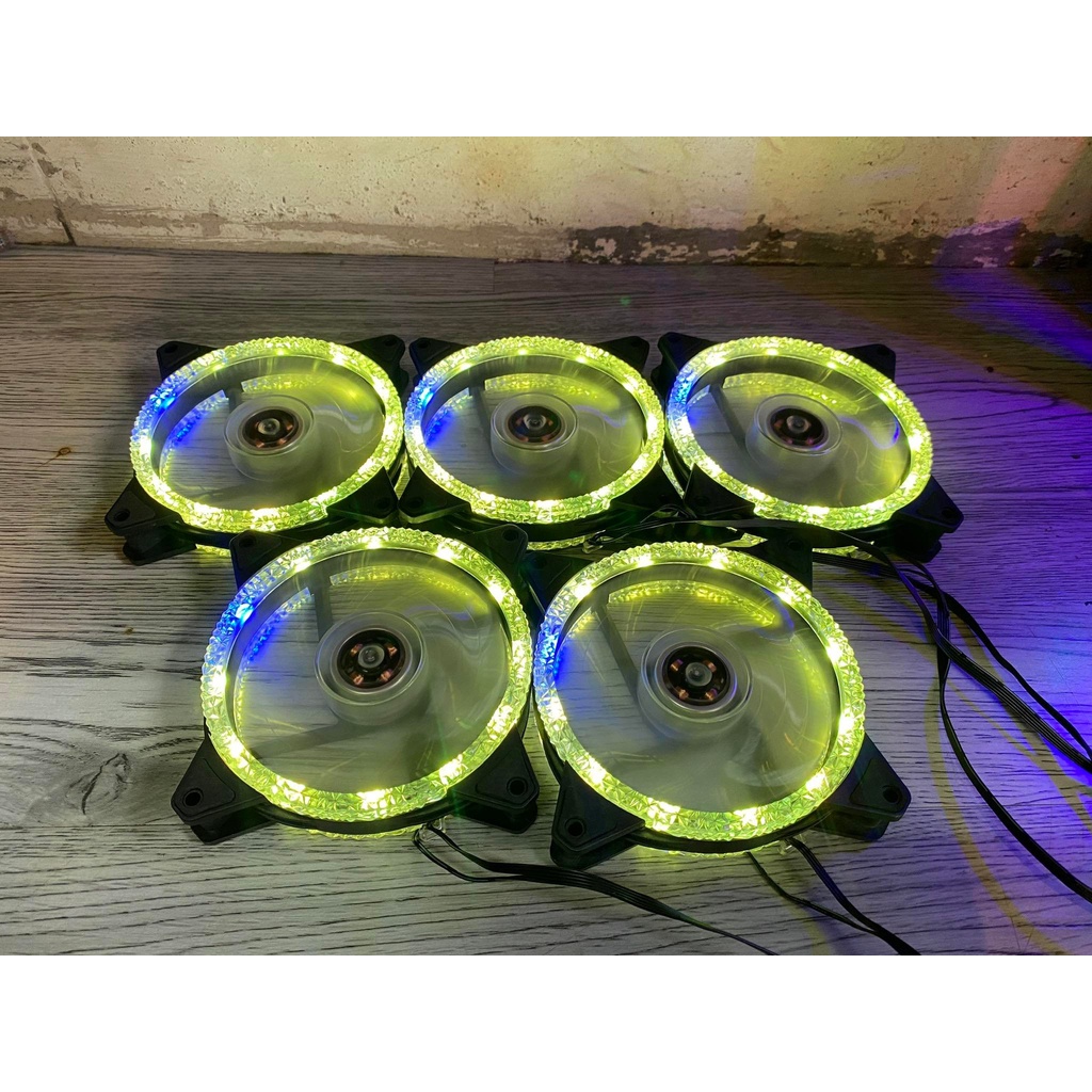 Quạt tản nhiệt Fan Led 12cm Không dùng hub