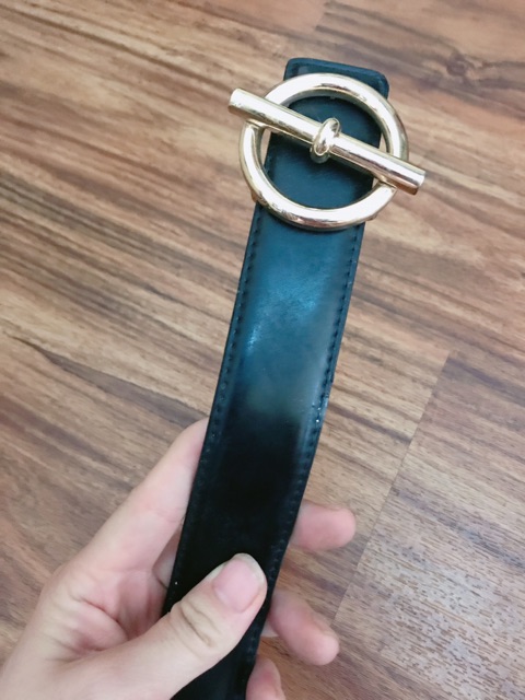 Thắt lưng da nam mặt chữ Q