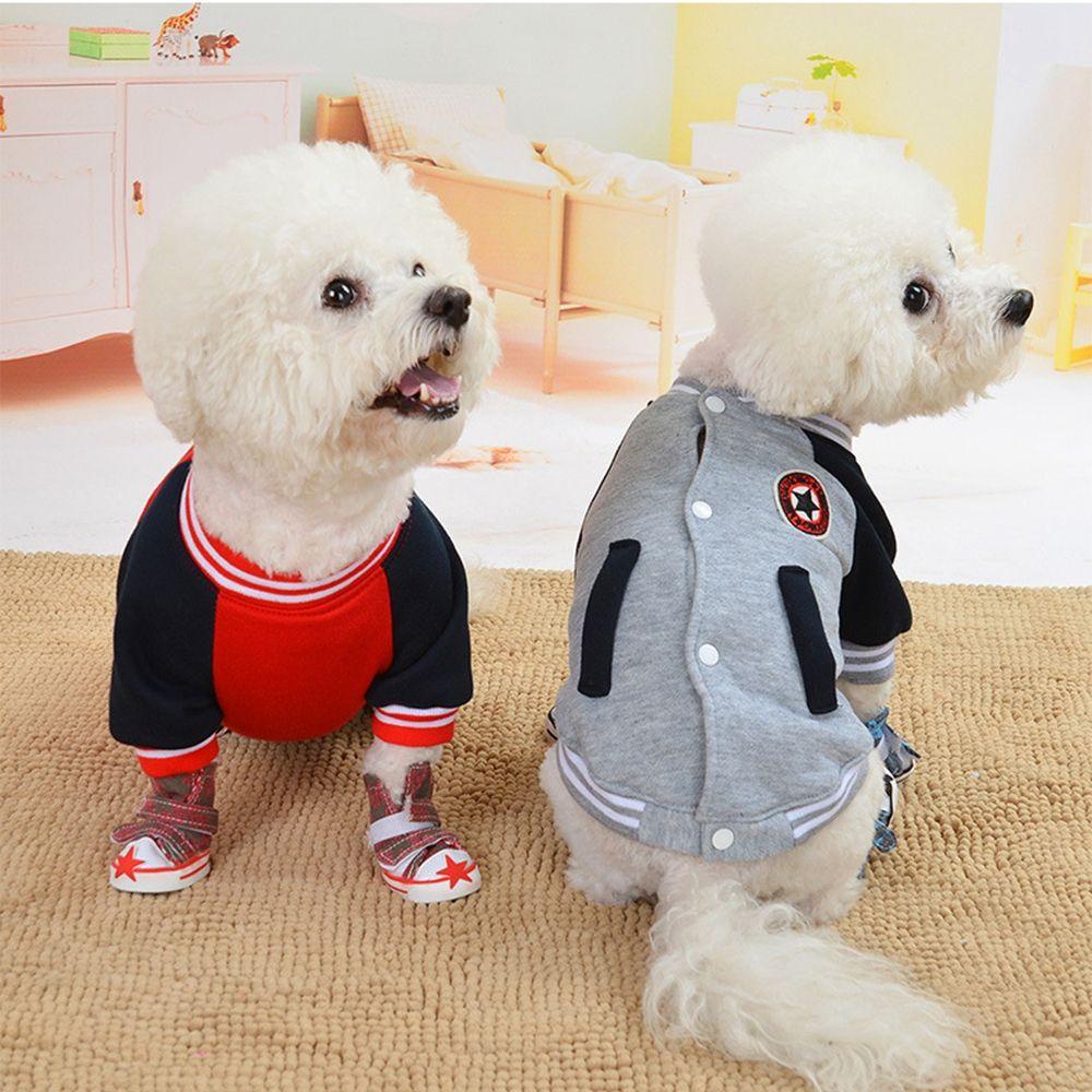Giày Denim Thoáng Khí Chống Thấm Nước In Họa Tiết Ngôi Sao Thời Trang Thu Đông Cho Thú Cưng