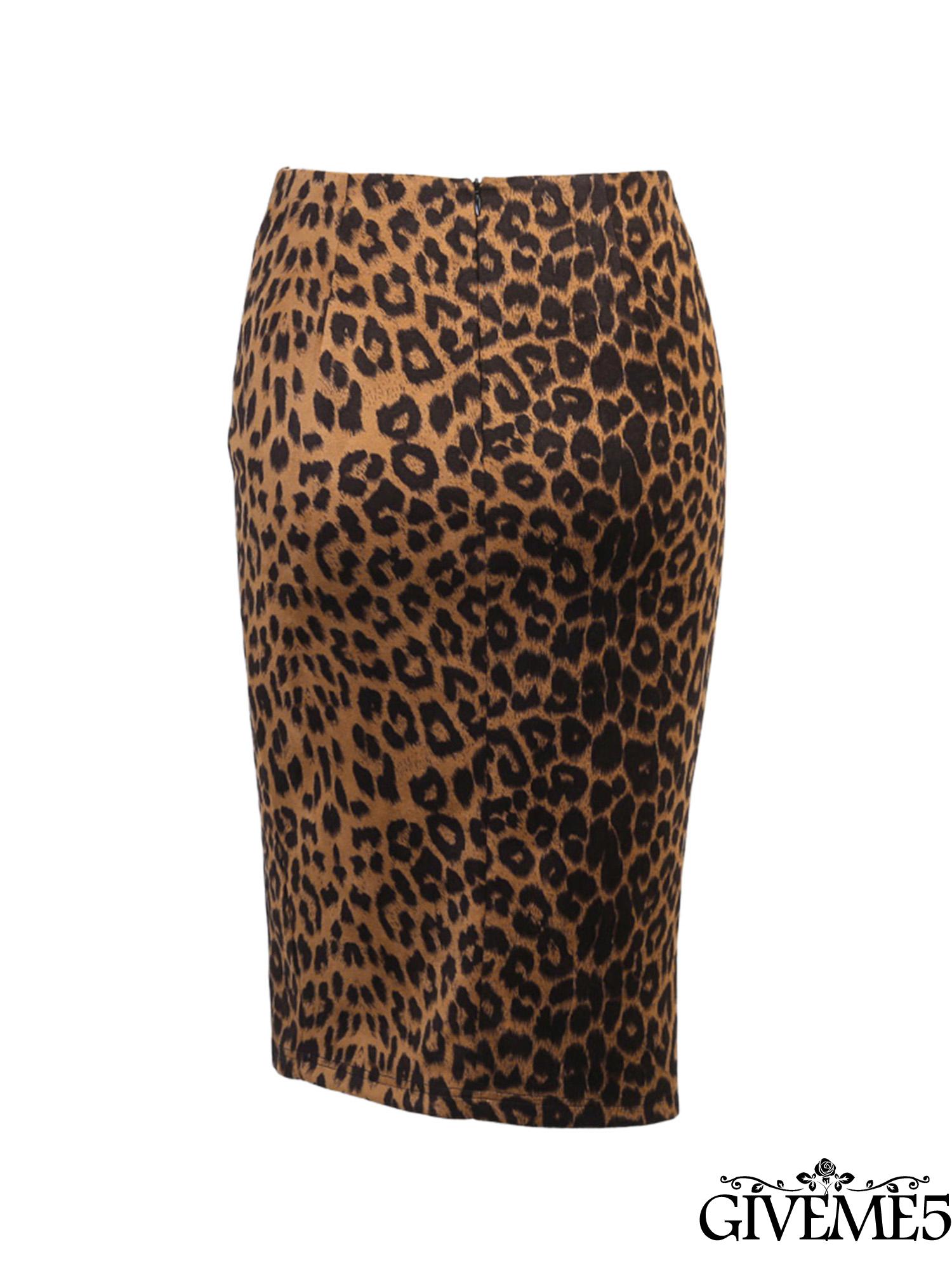 Chân Váy Xẻ Tà Họa Tiết Da Báo Thời Trang Cá Tính Cho Nữ | BigBuy360 - bigbuy360.vn