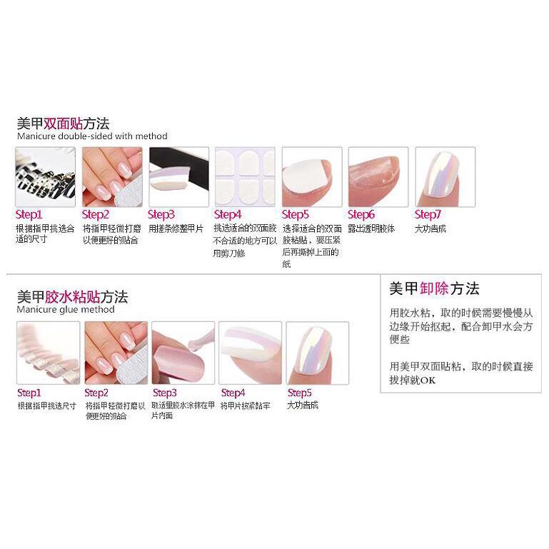 set 24 móng tay giả thời trang cá tính
