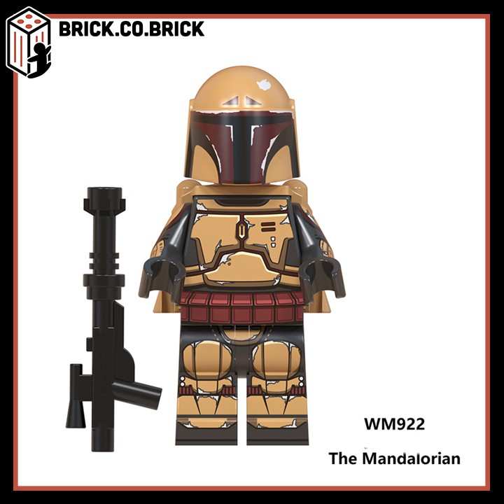 WM6085 (CÓ SẴN) - Đồ chơi lắp ráp minifigures và lego Star Wars Chiến tranh giữa các vì sao nhân vật Mandalorian.