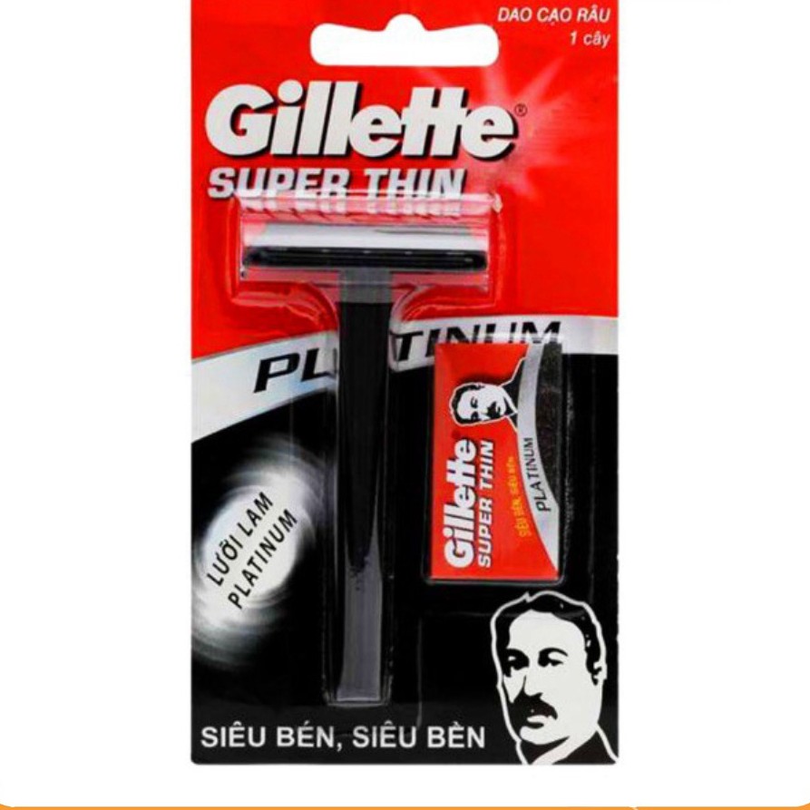 Dao Cạo Dâu Gillette Super Thin + Tặng Kèm Lưỡi Dao Lam [ Giadungphuongnguyen ]