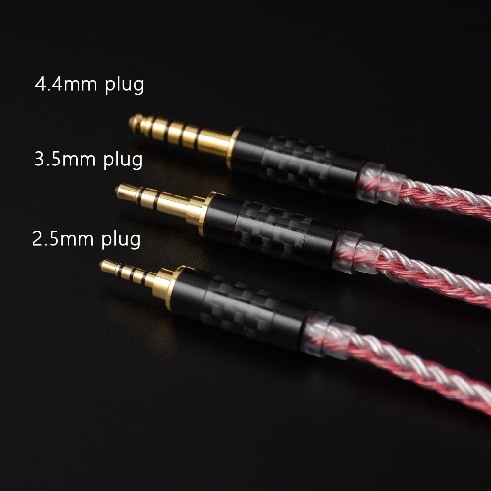 NICEHCK 16 Core Copper Silver Mixed Cable 3.5/2.5/4.4mm MMCX/2Pin For TFZ T2 KZ ZSX ZS10 ST10 C12 C16 BA5 V90 NX7 PRO