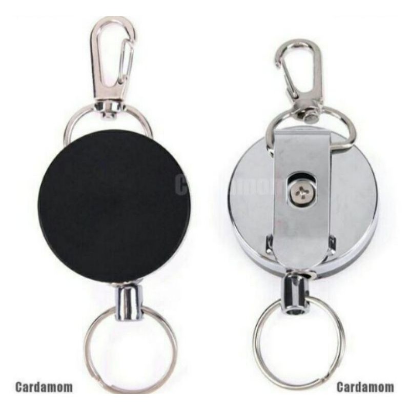 BỘ 1 MÓC TREO CHÌA KHÓA THÔNG MINH TIỆN DỤNG CÓ DÂY RÚT KÉO DÀI RA 50CM CỰC CHẤT