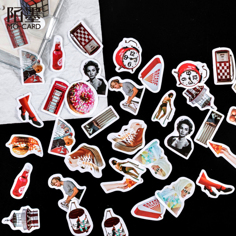 Set 46 Miếng Dán Trang Trí Dễ Thương