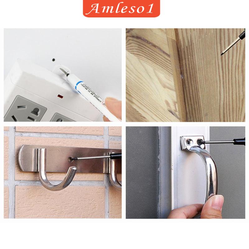 Set 3 Bút Đánh Dấu Lỗ Sâu Tay Cầm Dài Dùng Trong Làm Việc Gỗ