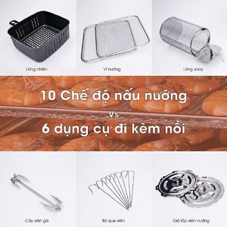 Nồi Nướng Không dầu Lock&Lock EJF696 (12 Lít)