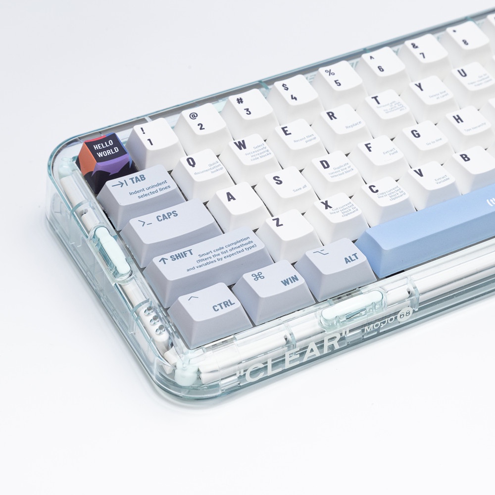 143 Phím Programmer Keycaps Cherry Profile Lập trình viên PBT Dye Sub Bàn phím cơ học Keycap