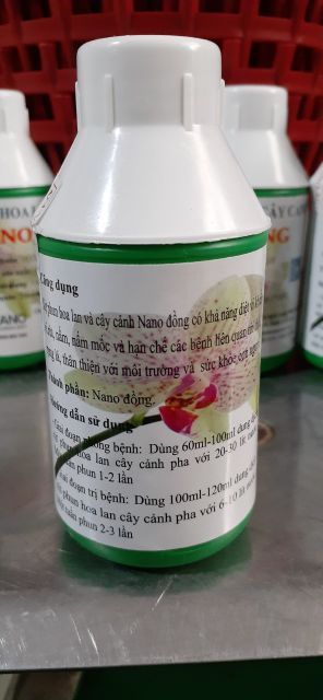 Nano đồng phòng trừ nấm bệnh, diệt khuẩn ...dùng cho lan, cây cảnh