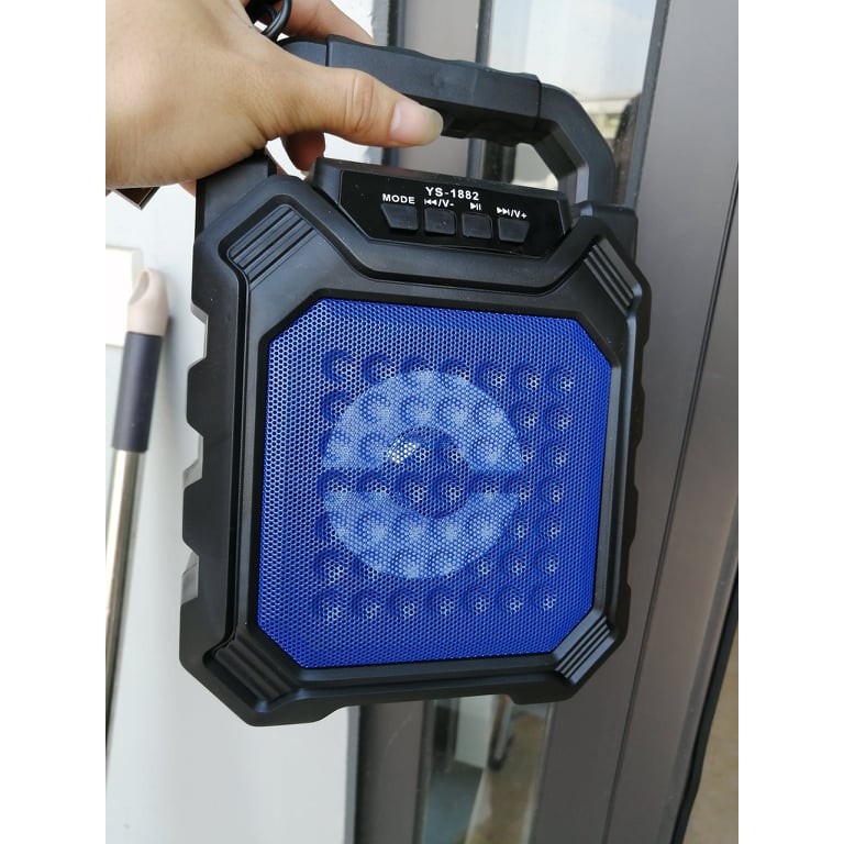 (XẢ KHO) Loa Bluetooth xách tay YS-1882 có FM, thẻ nhớ, USB, AUX đèn led đổi màu