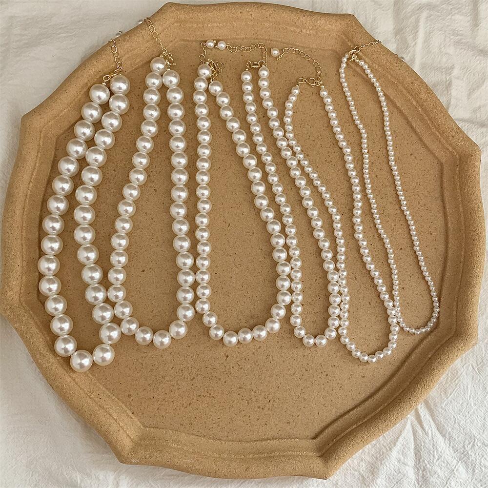 Dây Chuyền Ngọc Trai Phong Cách Hàn Quốc Cổ Điển 19A1475