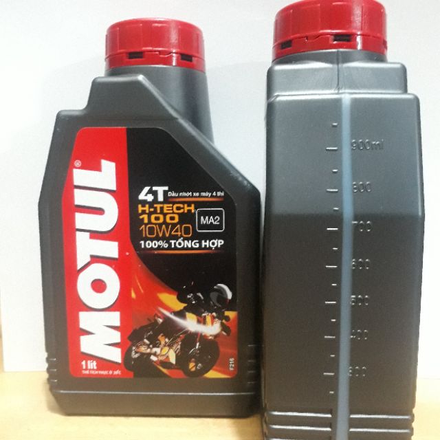 Nhớt Motul H Tech 10w40 100% tổng hợp 1lit ( giá online )