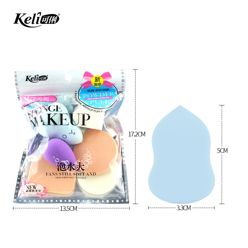 Set 6 Mút Trang Điểm Hình Quả Trứng Tiện Dụng Chất Lượng Cao