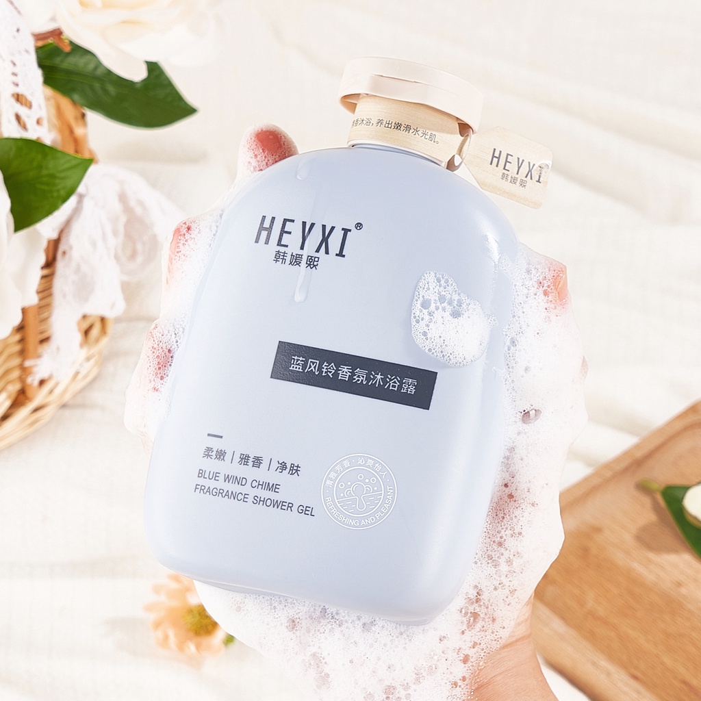 Sữa Tắm Trắng Da Hương Nước Hoa Heyxi Giúp Sạch Sâu, Lưu Hương Dài Lâu Kem Dưỡng Ẩm Trẻ Hóa Làn Da Trắng Sáng Mịn Màng