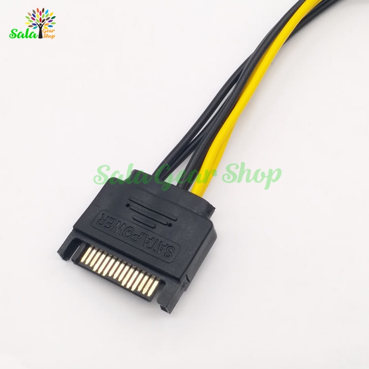 Cáp chuyển chân Sata ra 8Pin VGA