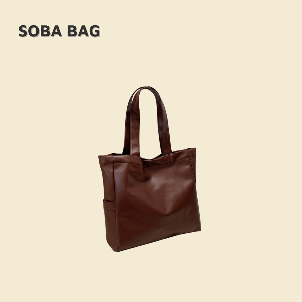 Túi Tote Da cho Nữ phong cách vintage sobabag TT05 sobabag