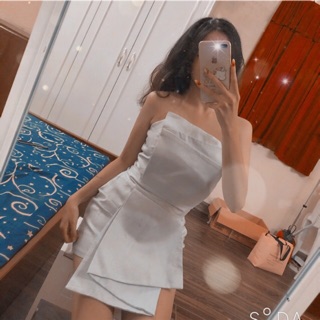 Jumpsuit xếp lớp chất tafta (ẢNH THẬT Ở ĐẦU-CUỐI)