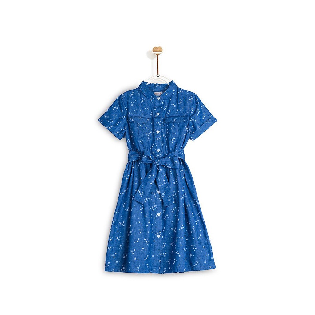 Đầm Bé Gái M.D.K Aop Chambray Dress M.D.K - chất liệu Chambray mềm mại, nhẹ nhàng, thoáng mát