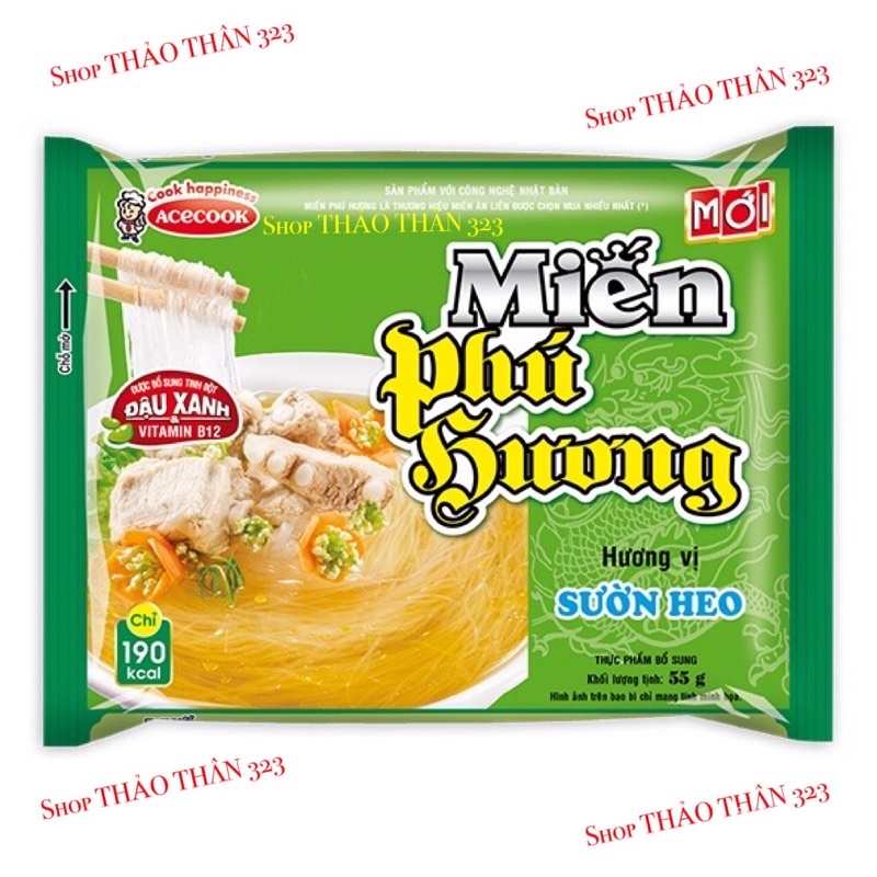 Miến Phú Hương Ăn Liền Các Loại