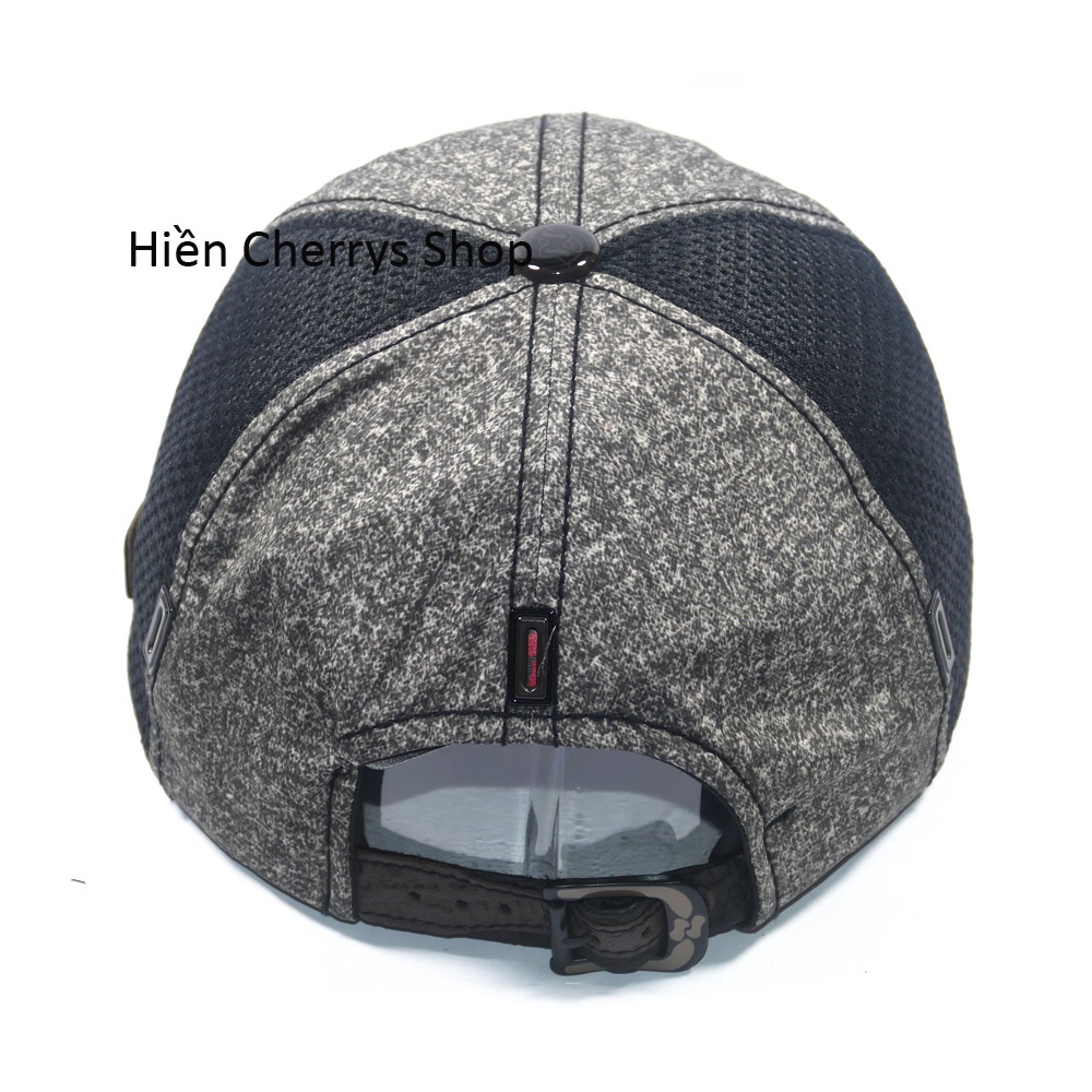 Nón kết xịn  - Chất liệu vải cotton cao cấp kết hợp với lưới cùng với  mặt da bên hông chữ Z đẹp nổi bật