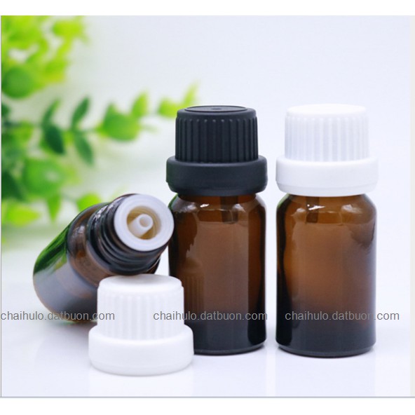 Combo 25 Chai lọ đựng Tinh Dầu 10ml thủy tinh màu nâu