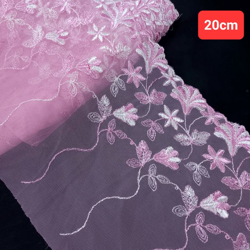 Ren thêu chân von lưới , size từ 16cm đến 25cm