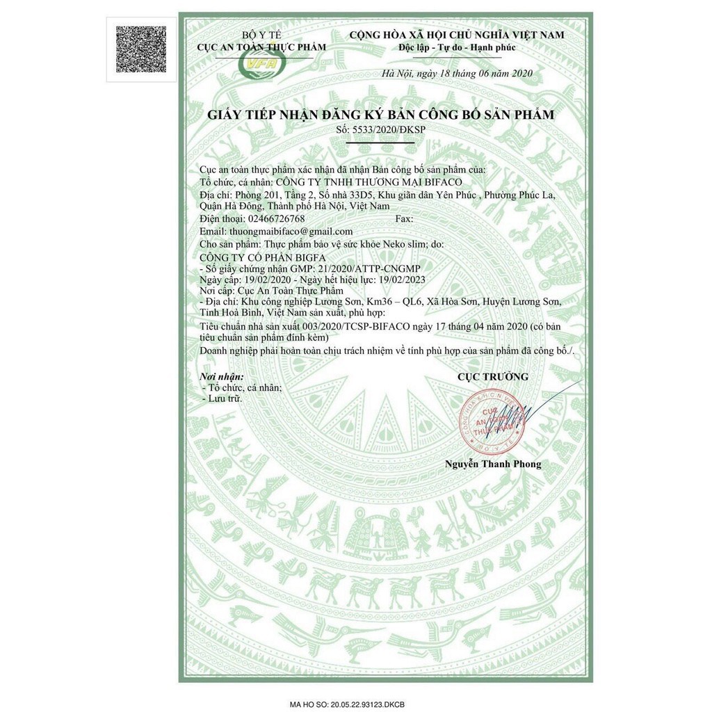 Neko Slim Hộp 60 Viên Cam Kết Chính Hãng