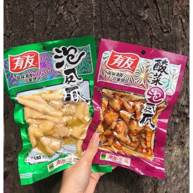 Chân gà Yuyu xanh, tím 100-180-210gr