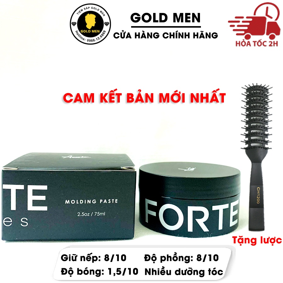 Sáp Vuốt Tóc Forte Series Molding Paste + Tặng Lược